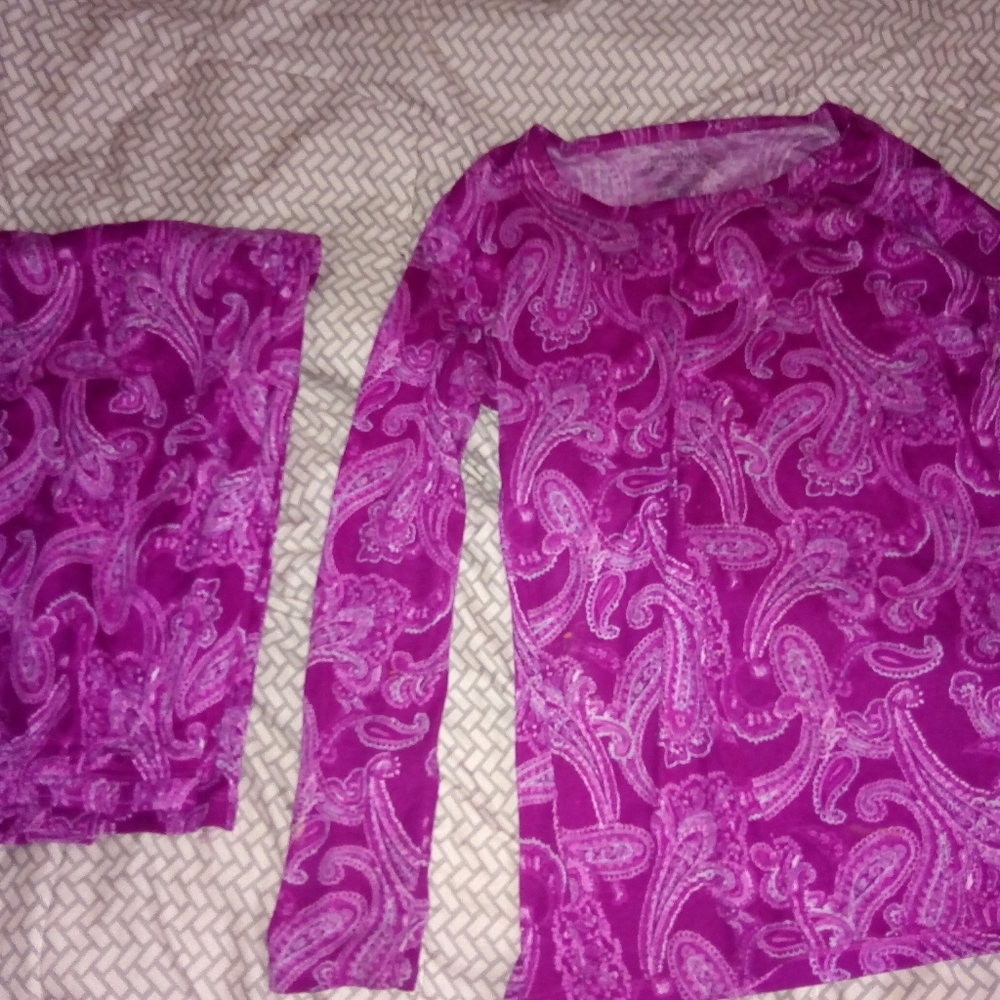 Mosaïc Magenta matching pajama set